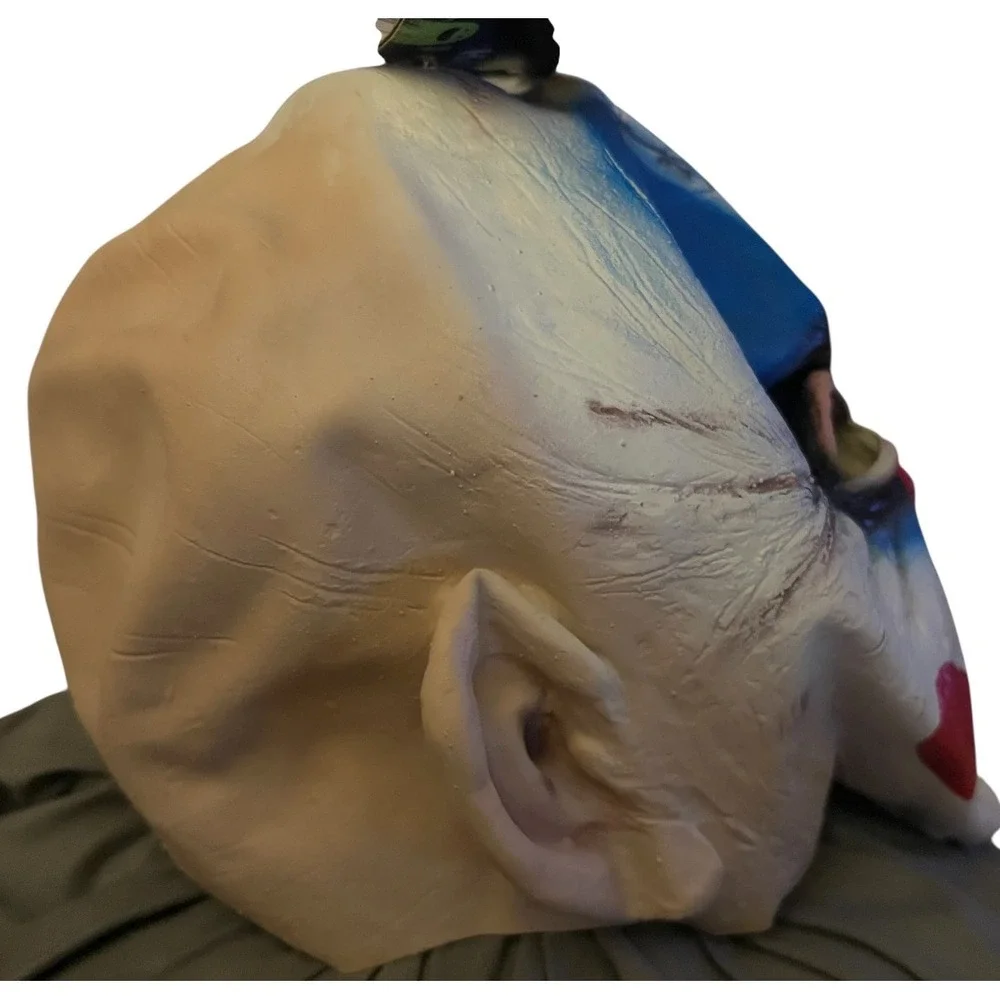 Halloween Horror Clown Latex Full Face Mask Scary Costume Adult Creepy Evil Prop